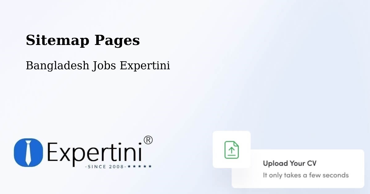 Sitemap Pages - Bhāndāria - Bangladesh Jobs Expertini